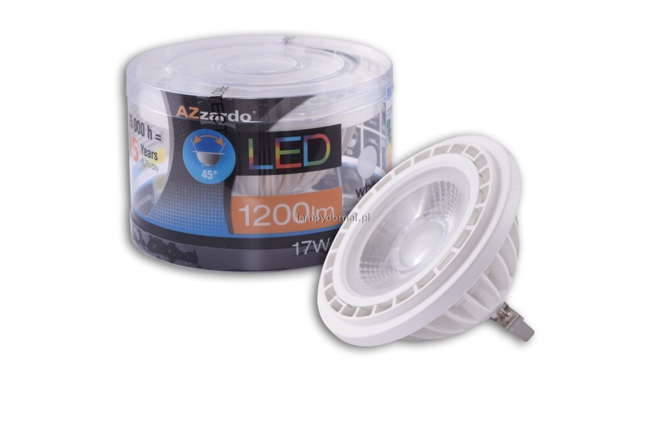 AZZARDO LED 17W QR111 WH 3000K LL153171