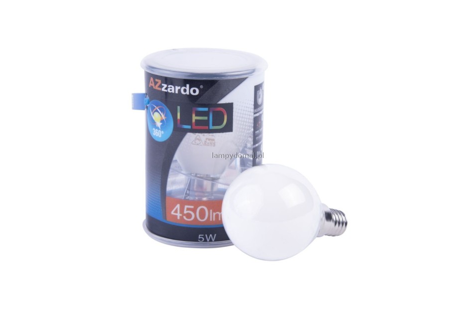 AZZARDO LED 5W E14 DIMM 2700K KULKA