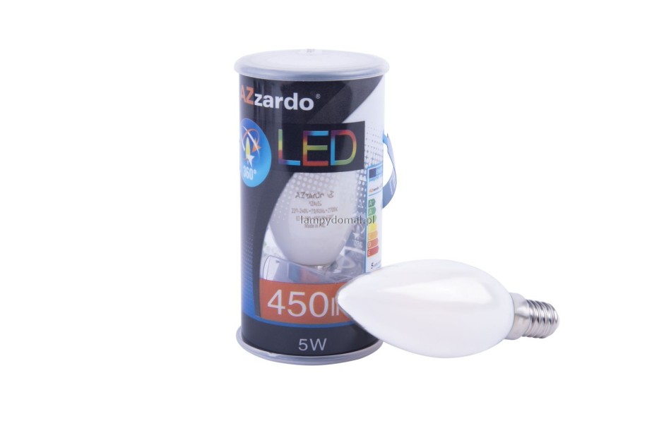 AZZARDO LED 5W E14 DIMM ŚWIECZKA