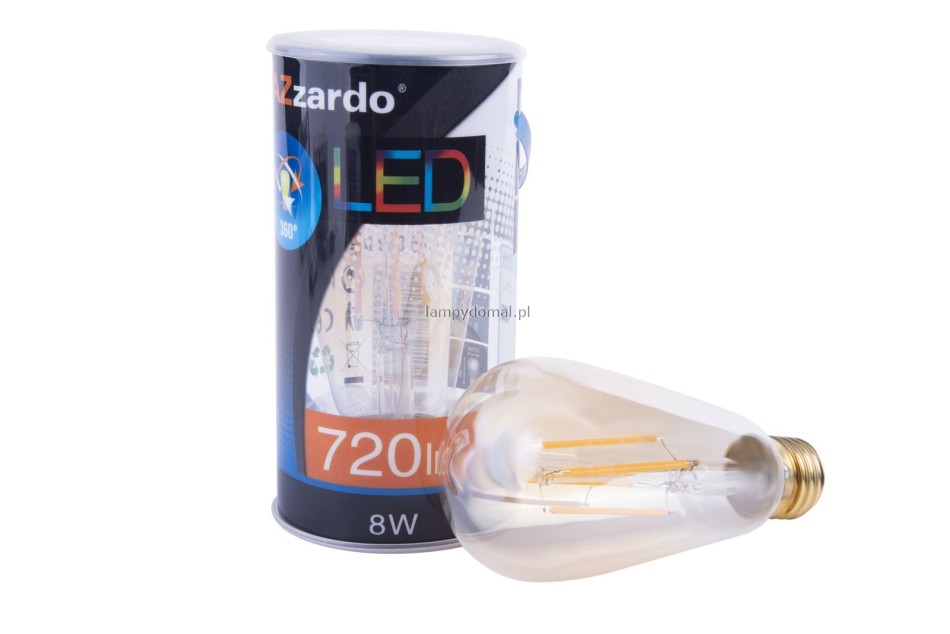 AZZARDO LED 8W E27 DIMM 2200K