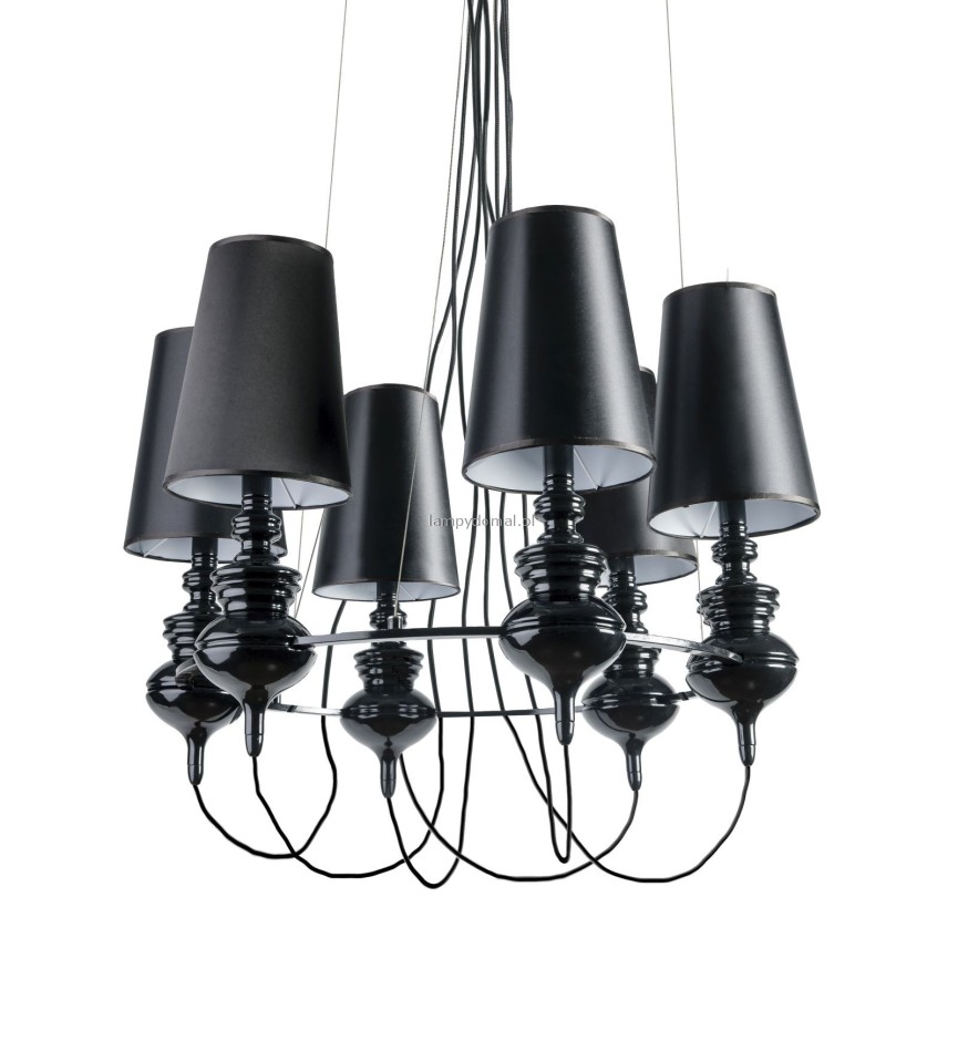 BAROCO 6 BLACK PENDANT